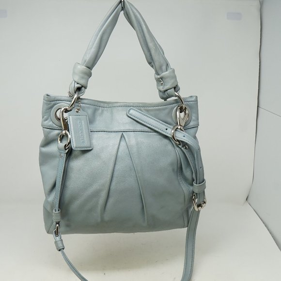 Coach Handbags - Coach Parker Hippie Convertible Crossbody Bag Blue